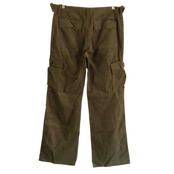 Sanctuary Corduroy Cargo Pants Green NWT - Picture 6 of 15